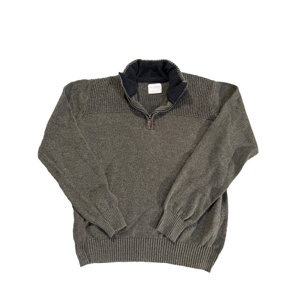 Field & Stream Gray Zip Up Sweater